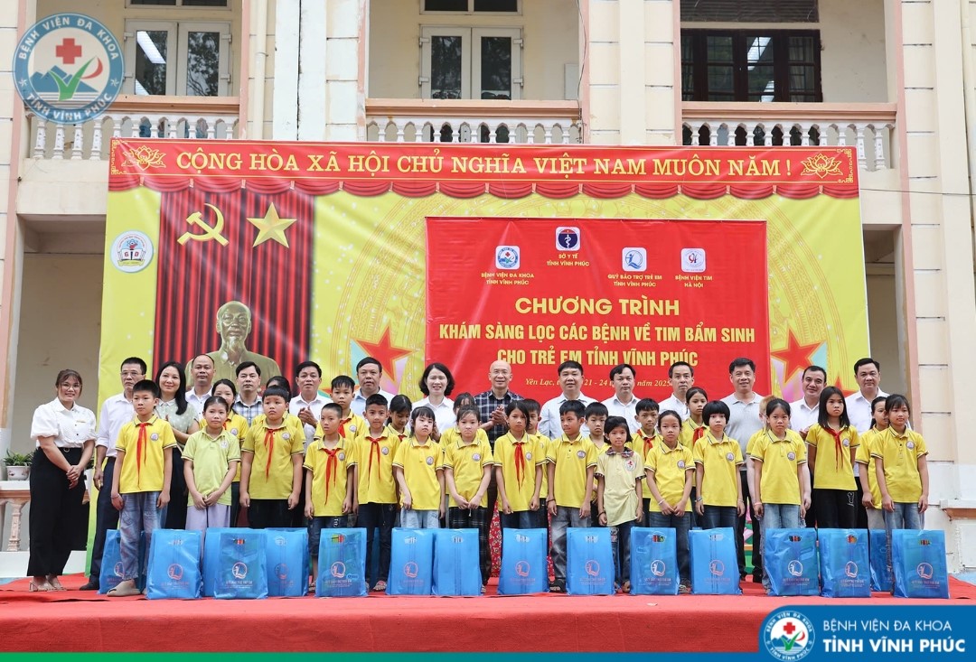 Hành trình vì trái tim trẻ thơ: Lan tỏa yêu thương từ chương trình sàng lọc tim bẩm sinh 2025