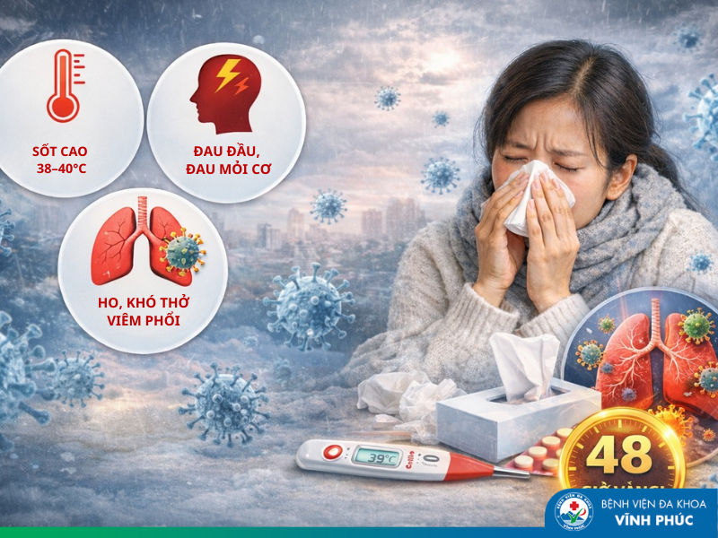 Giao mùa: Cảnh giác cúm và bệnh hô hấp – Đừng bỏ lỡ “48 giờ vàng” điều trị