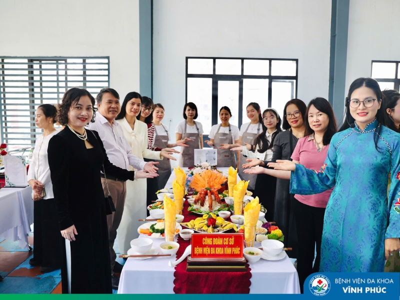 Gắn kết đoàn viên qua các hoạt động chào mừng Ngày Quốc tế Phụ nữ 8/3 tại Bệnh viện Đa khoa Vĩnh Phúc