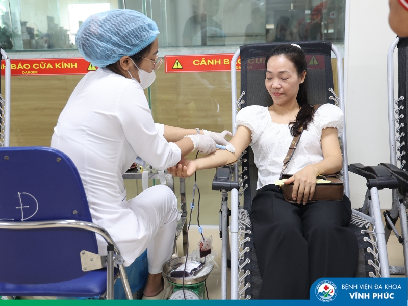 Hưởng ứng Tháng Nhân đạo 2026: Tiếp nhận 234 đơn vị máu tại điểm hiến máu Bệnh viện Đa khoa Vĩnh Phúc