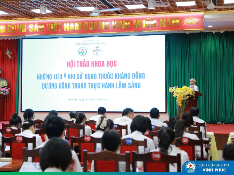 Tổ chức Hội thảo khoa học: Cập nhật những lưu ý khi sử dụng thuốc kháng đông đường uống trong thực hành lâm sàng