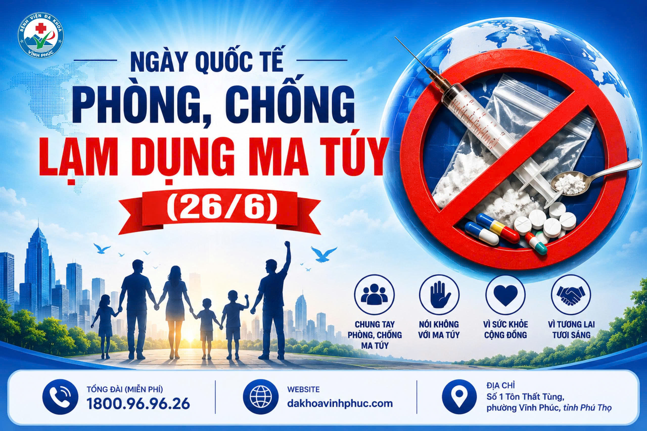 Chung tay vì một cộng đồng khỏe mạnh, không ma túy