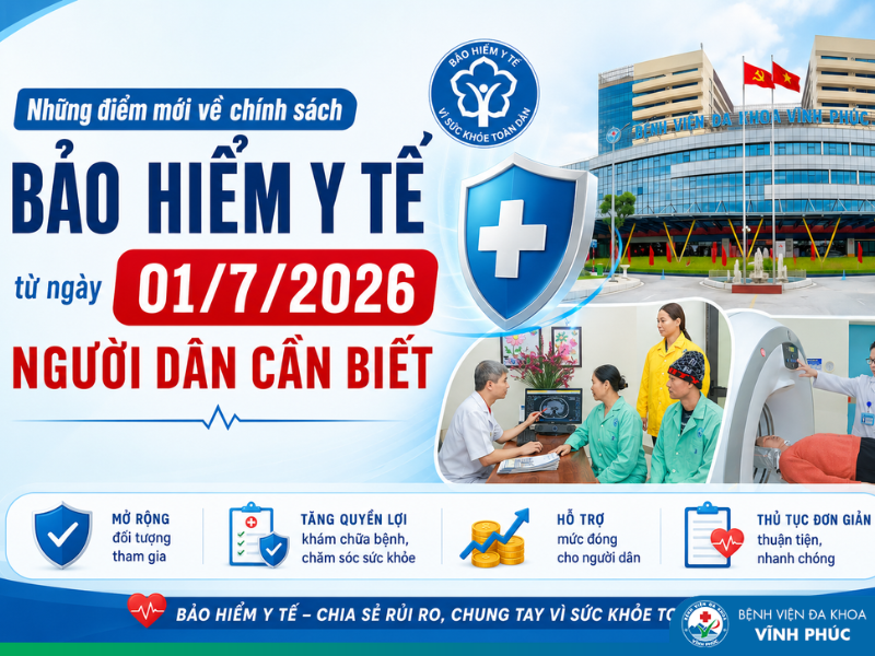 Những điểm mới về chính sách BẢO HIỂM Y TẾ từ ngày 01/7/2026 NGƯỜI DÂN CẦN BIẾT