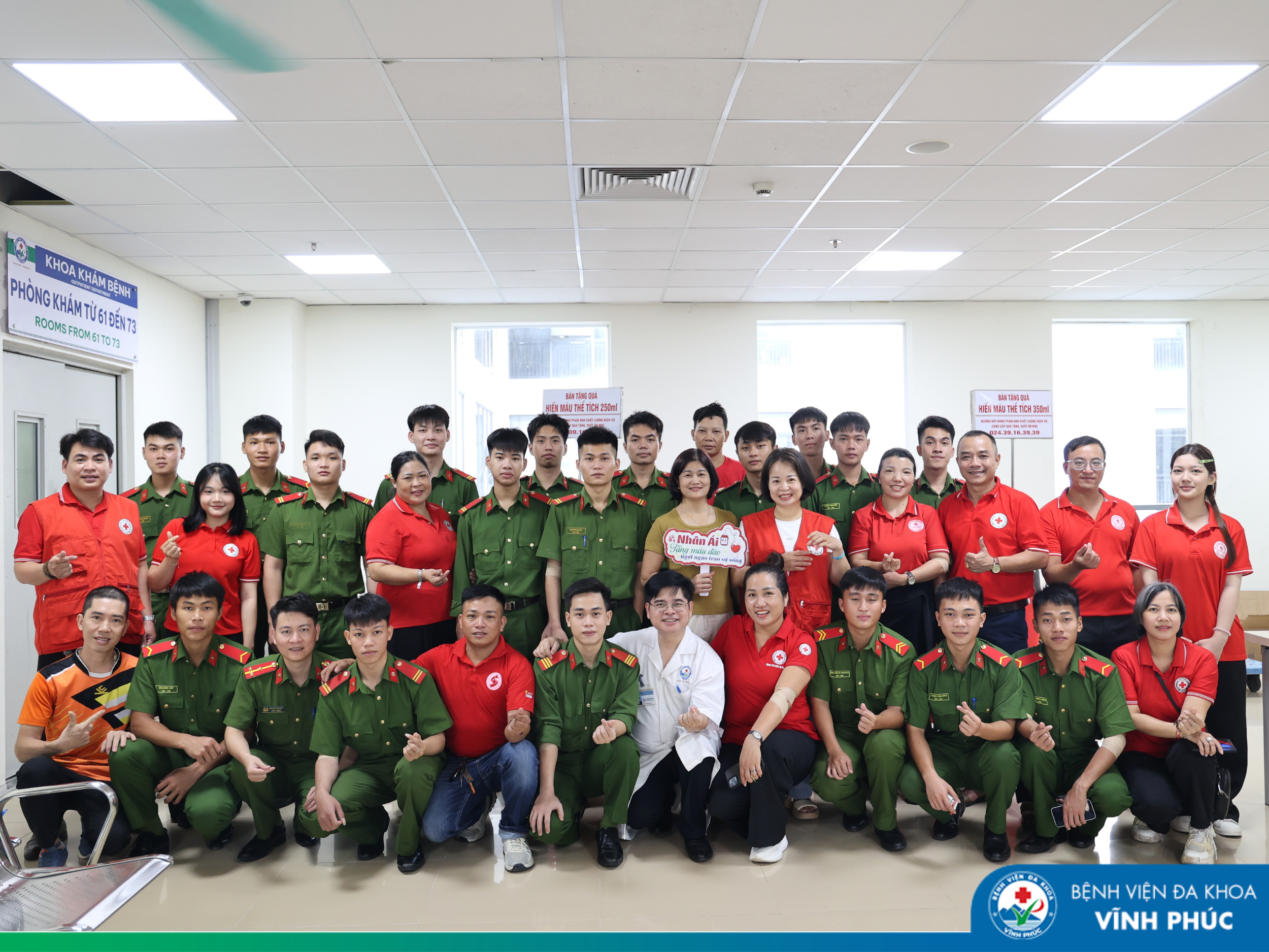 Ấm áp những giọt máu nghĩa tình tại Bệnh viện Đa khoa Vĩnh Phúc