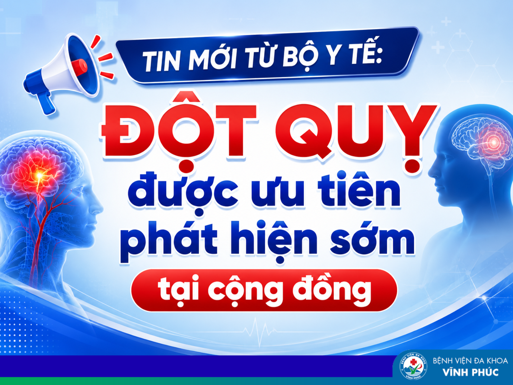 TIN MỚI TỪ BỘ Y TẾ: Đột quỵ được ưu tiên phát hiện sớm tại cộng đồng