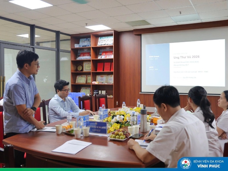 Tổ chức sinh hoạt khoa học: “Cập nhật điều trị ung thư Vú: Dữ liệu lâm sàng từ Hội nghị ESMO Breast và ASCO 2026”