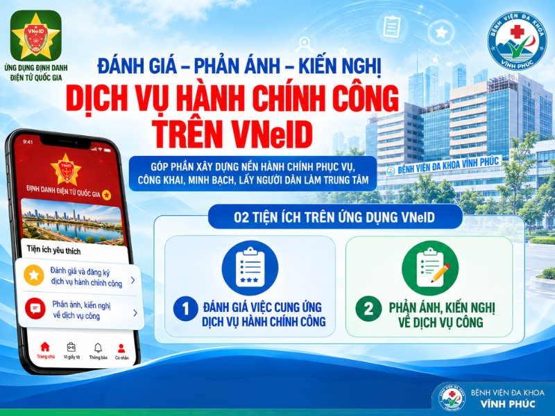 Triển khai đánh giá việc cung ứng dịch vụ hành chính công trên ứng dụng định danh điện tử VNeID