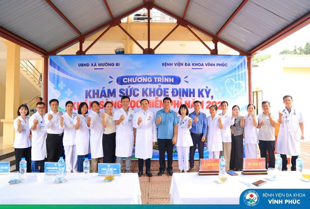 BỆNH VIỆN ĐA KHOA VĨNH PHÚC ĐƯA DỊCH VỤ Y TẾ ĐẾN GẦN NGƯỜI DÂN XÃ MƯỜNG BI